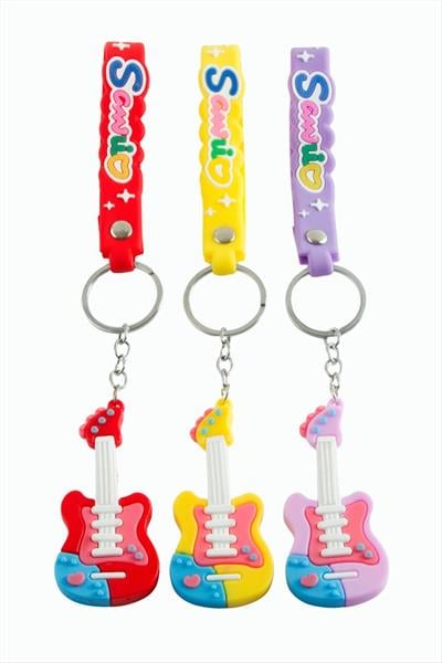 Gitar Silikon Anahtarlık