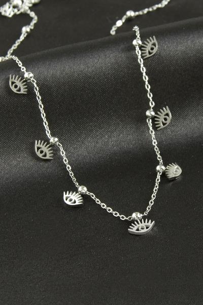 Göz Lüks Çelik Kolye