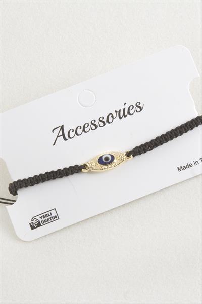 Göz Makrome Örgülü Bileklik