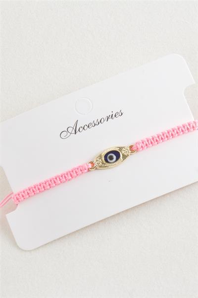 Göz Makrome Örgülü Bileklik