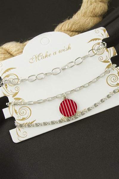 Göz Zincir Bileklik 3 Adet