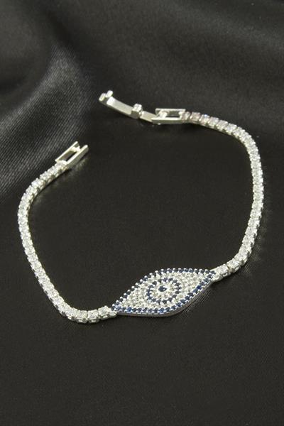 Göz Zirkon Taşlı Çocuk Bileklik 16 cm