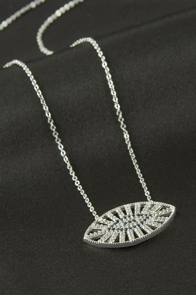 Göz Zirkon Taşlı Kolye