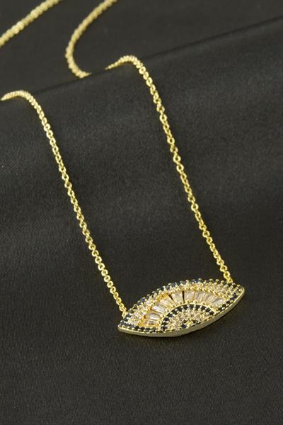 Göz Zirkon Taşlı Kolye