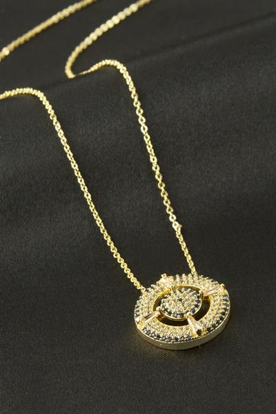 Göz Zirkon Taşlı Kolye