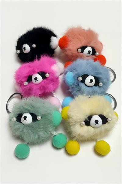 Gözlüklü Peluş Anahtarlık