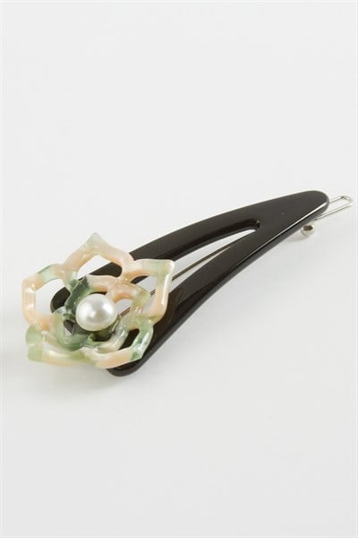 Gül İnci Klipsli Toka