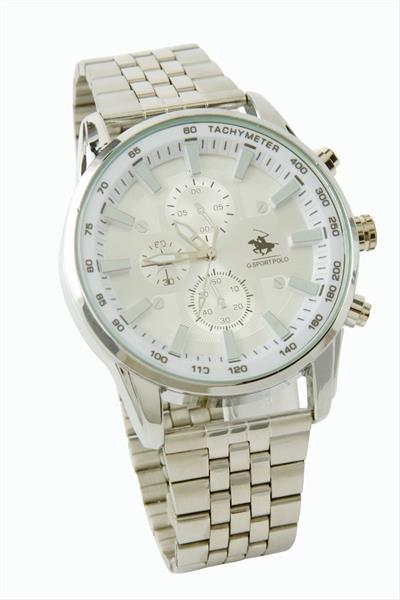 Gümüş Renkli Çelik Erkek Kol Saati