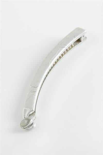 Gümüş Renkli Muz Toka 11 cm