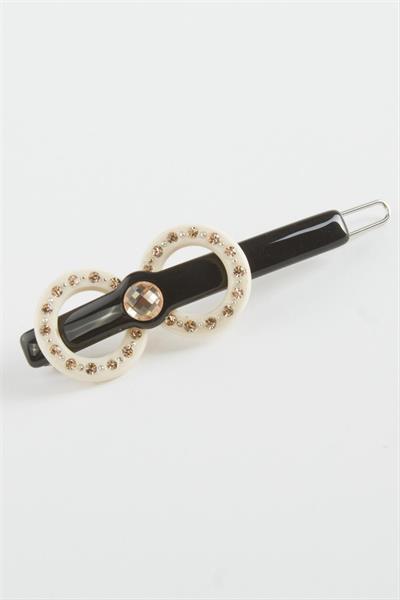 Halka Taşlı Klipsli Toka