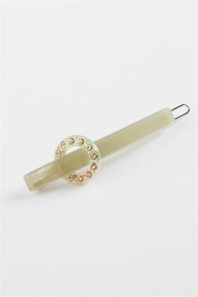 Halka Taşlı Klipsli Toka