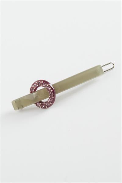 Halka Taşlı Klipsli Toka