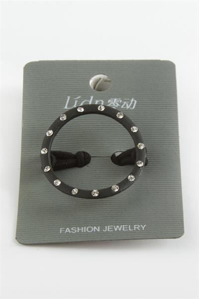 Halka Taşlı Lastikli Toka