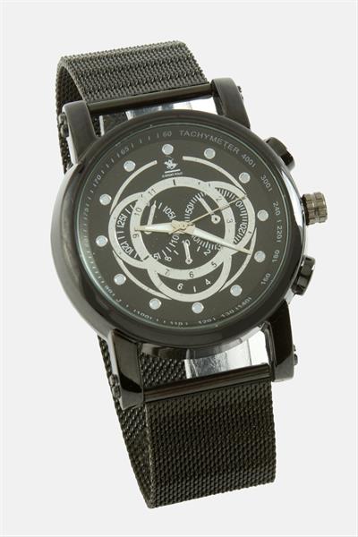 Hasır Metal Kayışlı Erkek Kol Saati