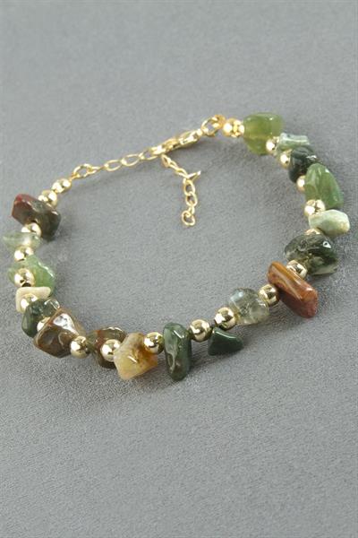 Hint Akik Kırık Doğaltaş Bileklik