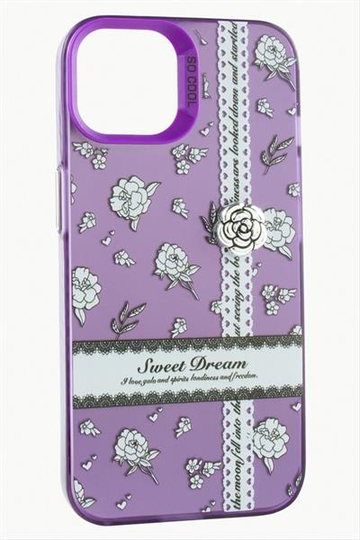 iPhone 15 Gül Lüx Sweet Silikon Kılıf