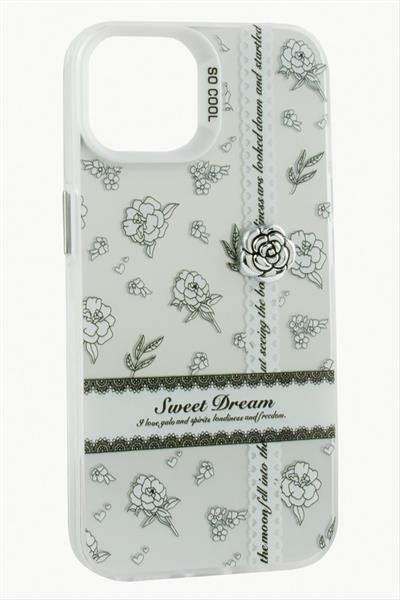 iPhone 15 Gül Lüx Sweet Silikon Kılıf