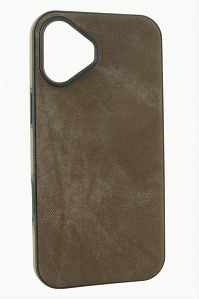 iPhone 16 Nubuk Lüx Velvet Silikon Kılıf