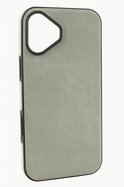 iPhone 16 Nubuk Lüx Velvet Silikon Kılıf
