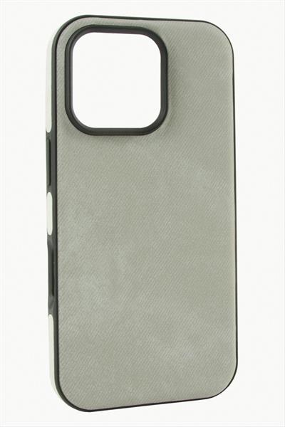 iPhone 16 Pro Nubuk Lüx Velvet Silikon Kılıf