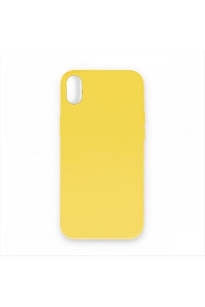 iPhone XR Kadife Kaplı Lüx Lansman Silikon Kılıf