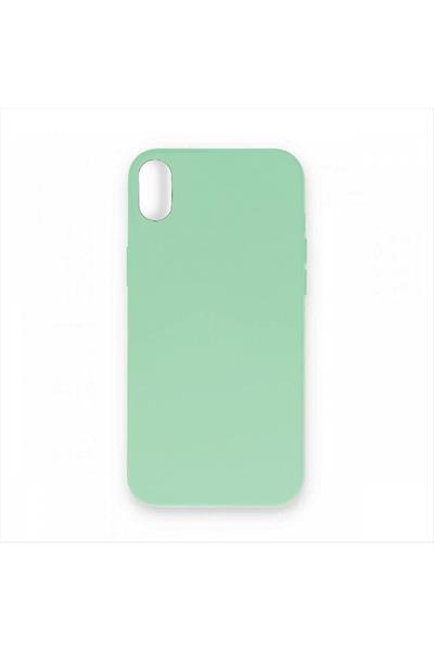 iPhone XS Max Kadife Kaplı Lüx Lansman Silikon Kılıf