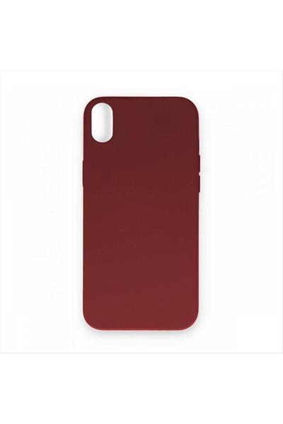 iPhone XS Max Kadife Kaplı Lüx Lansman Silikon Kılıf