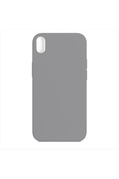 iPhone XS Max Kadife Kaplı Lüx Lansman Silikon Kılıf