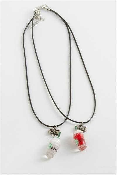 İçecek Arkadaşlık Kolyeleri (Çift Kolye)