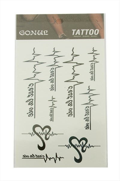 İmzalı Tattoo Dövme Sticker