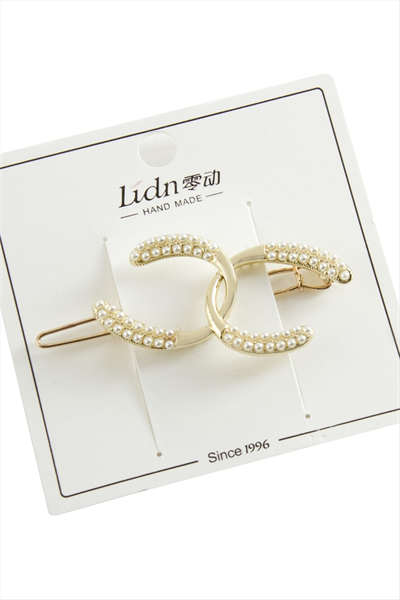 İnci Boncuk Klipsli Toka