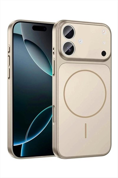İphone 16 Plus Uyumlu 17 Pro Max Görünümlü Magsaff Kapak Kılıf