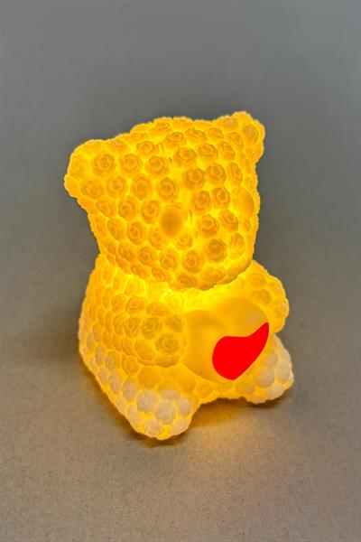 Işıklı Ayıcık Led Lamba 7 cm