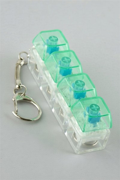 Işıklı Klavye Stres Giderici Anahtarlık