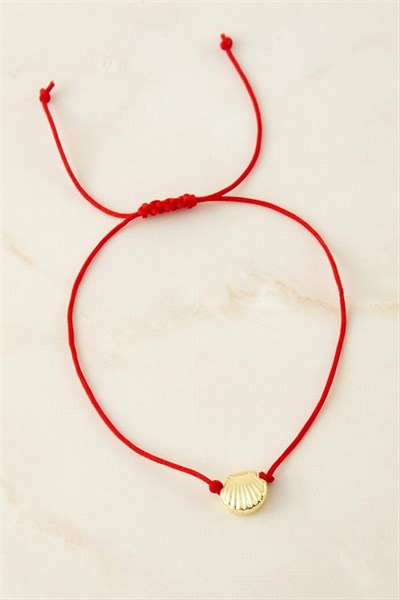 İstiridye Makrome İp Bileklik