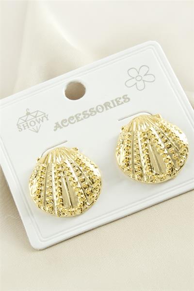 İstiridye Metal Küpe