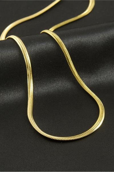 İtalyan Zincir Çelik Kolye 60 cm