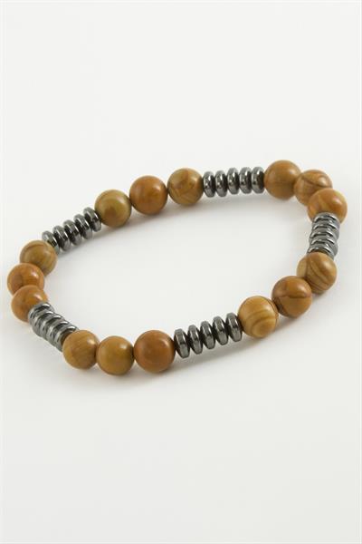 Jasper Hematit Doğaltaş Bileklk