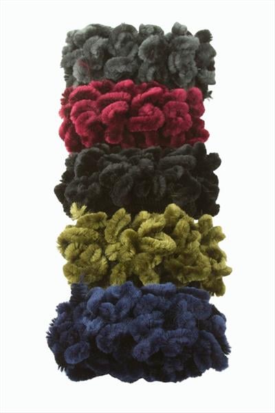 Kadife Lastikli Toka 1 Adet