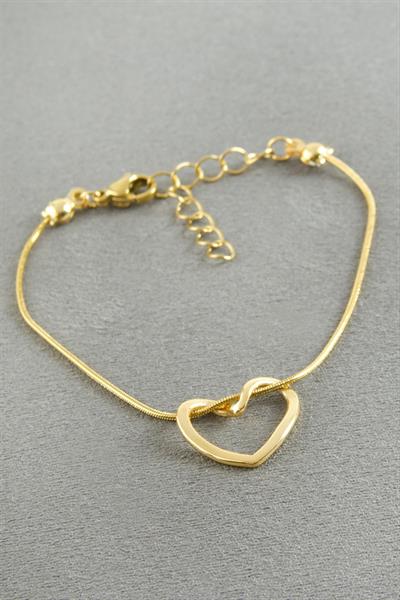 Kalp Çelik Bileklik