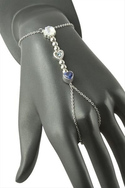 Kalp Çiçek Taşlı Şahmeran