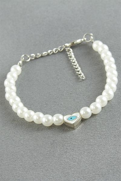 Kalp Göz İnci Bileklik