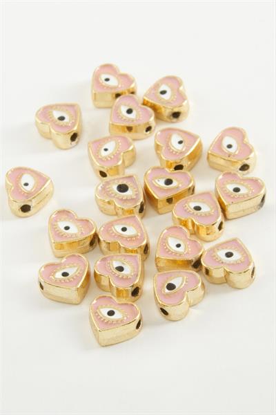 Kalp Göz Mineli Bileklik ve Kolye Ucu Aparatı 1 Adet