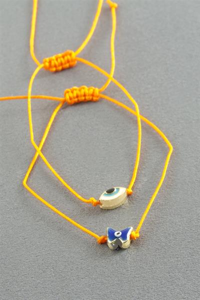 Kalp İp Bileklik 2 Adet