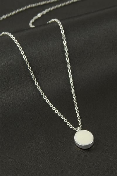 Kalp Sedef Talı Kolye