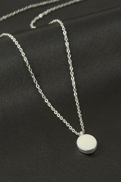 Kalp Sedef Talı Kolye