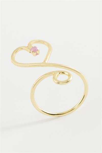 Kalp Taşlı Yüzük