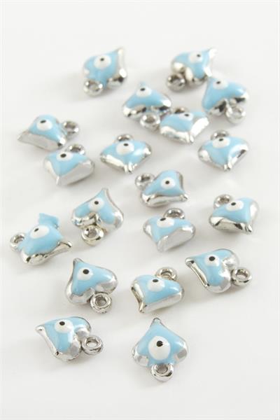 Kalp Tek Kulplu Mineli Bileklik ve Kolye Ucu Aparatı 1 Adet