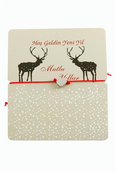 Kalp Yılbaşı Bilekliği