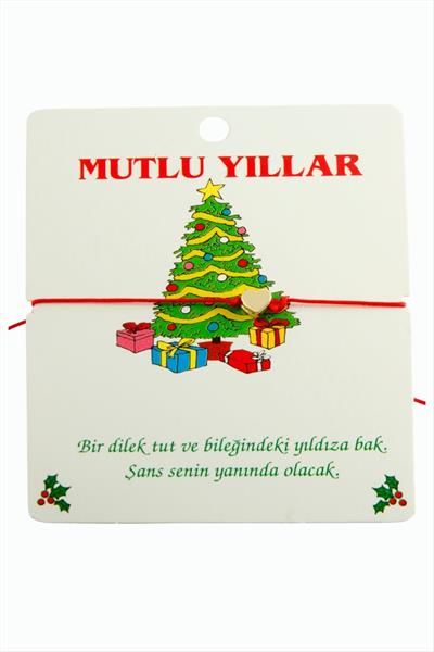Kalp Yılbaşı Bilekliği